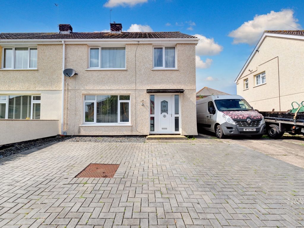 3 bed semidetached house for sale in Pensarn Road, Rumney, Cardiff