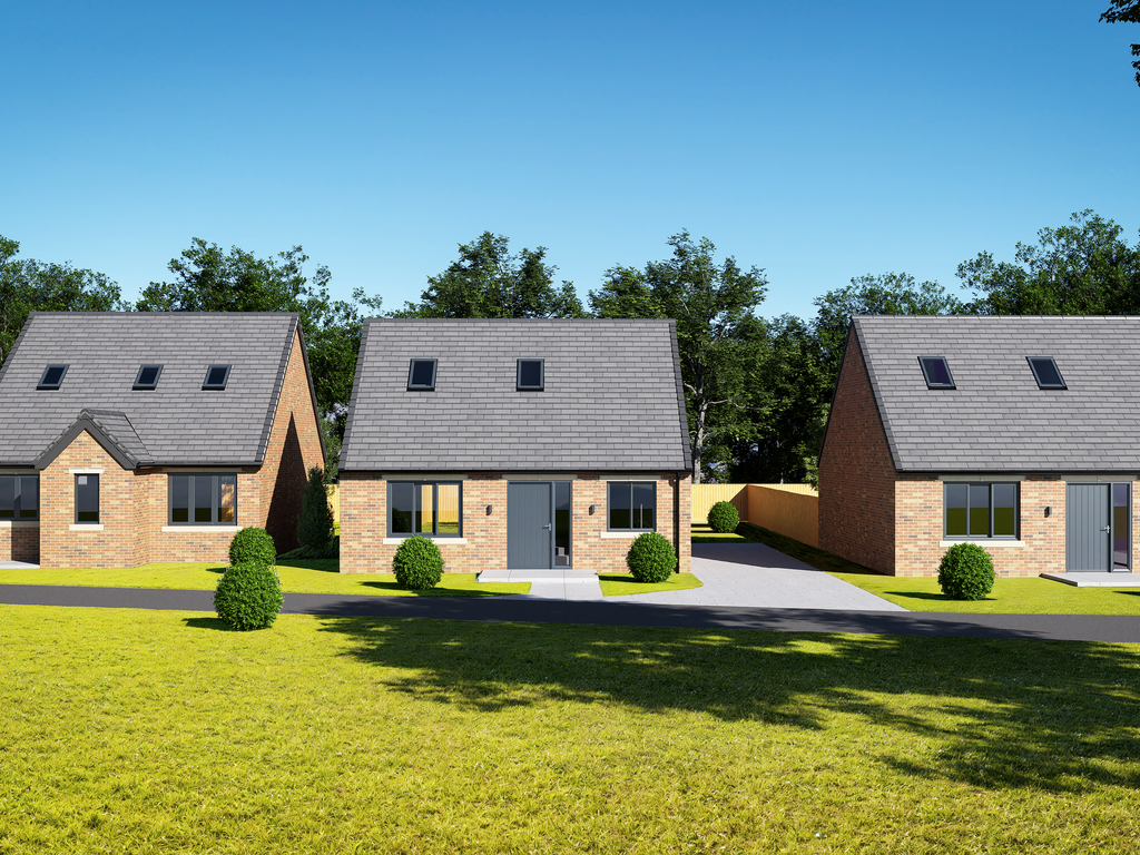 New home, 3 bed detached bungalow for sale in Common Lane, Norton