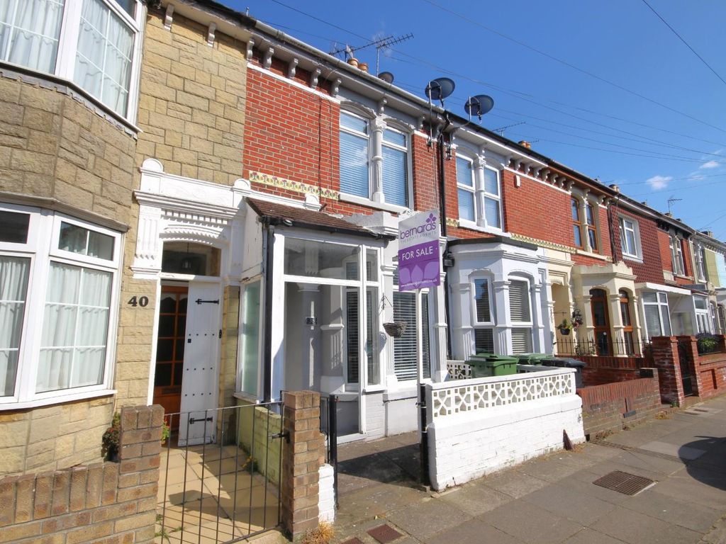 3 bed terraced house for sale in Lyndhurst Road, Portsmouth PO2, £