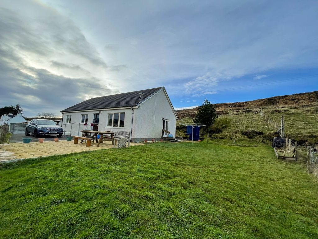 4 bed detached bungalow for sale in Hallin, Waternish IV55, £270,000
