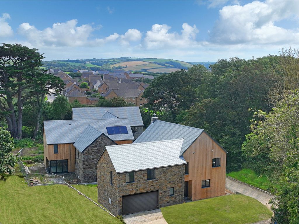 New home, 4 bed detached house for sale in Elm House, Lanveans, Bude
