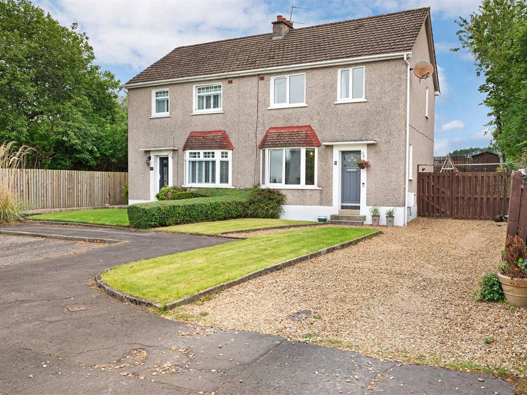 3 bed semidetached house for sale in Treeburn Avenue, Giffnock, East