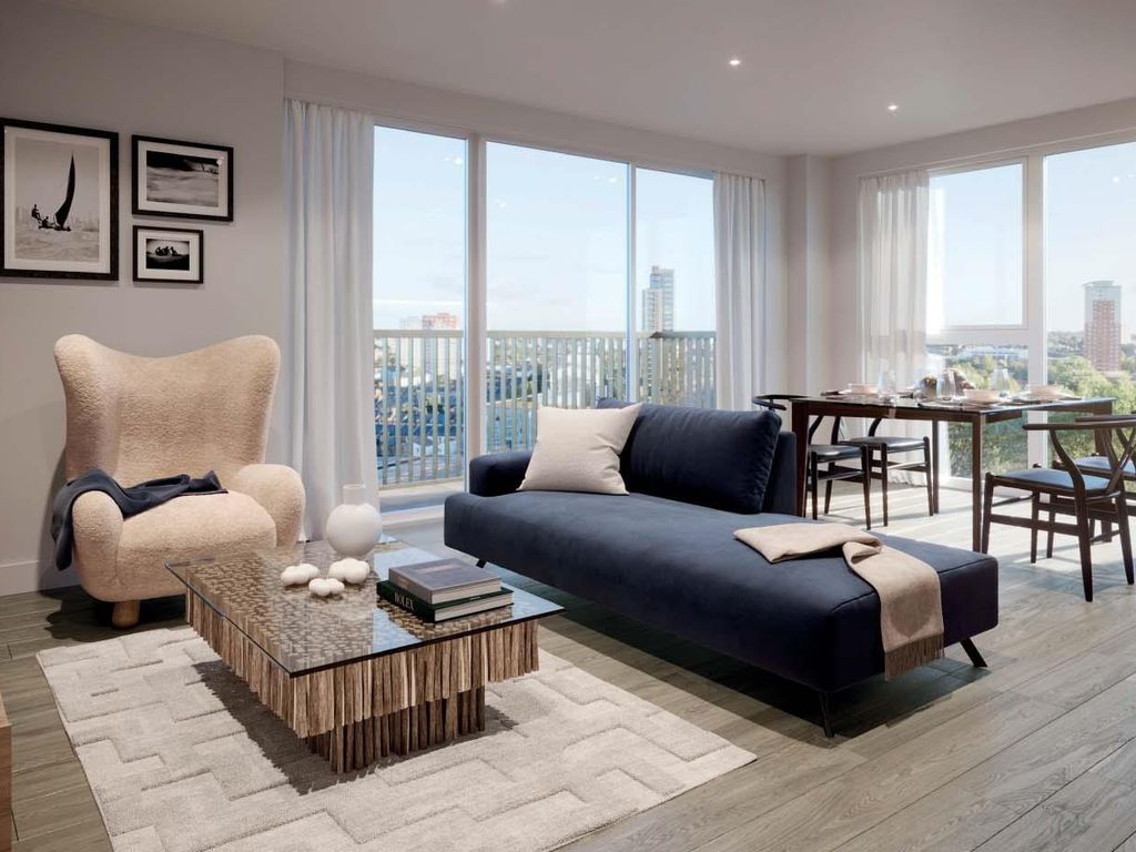 New home, 3 bed flat for sale in Durham Road, London SW20, £599,000