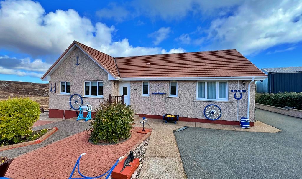 3 bed detached bungalow for sale in New Tolsta, Isle Of Lewis HS2, £