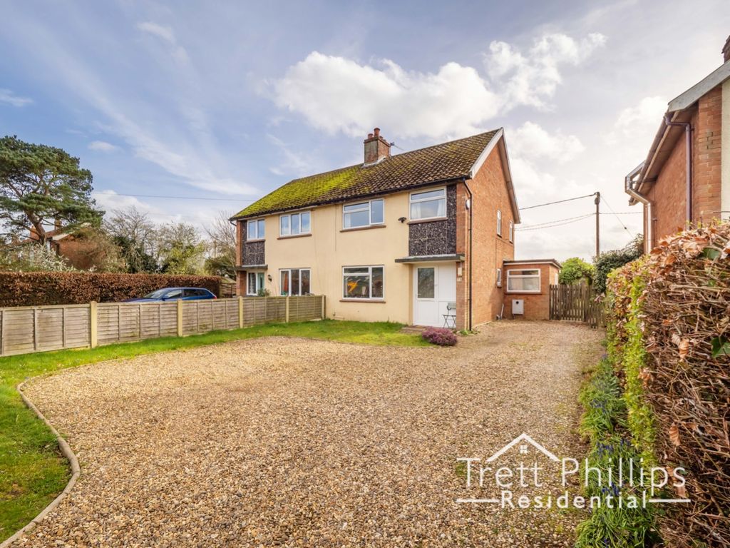 3 bed semidetached house for sale in Allison Street, Marsham, Norwich