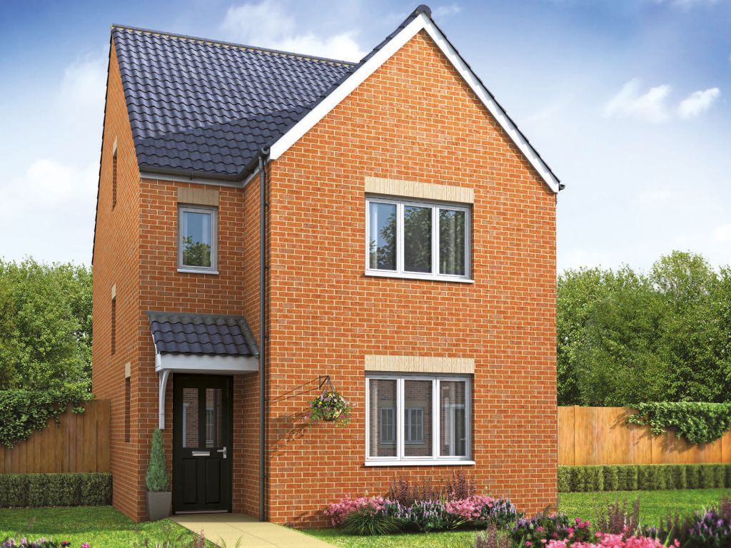 New home, 4 bed detached house for sale in "The Lumley" at Norwich