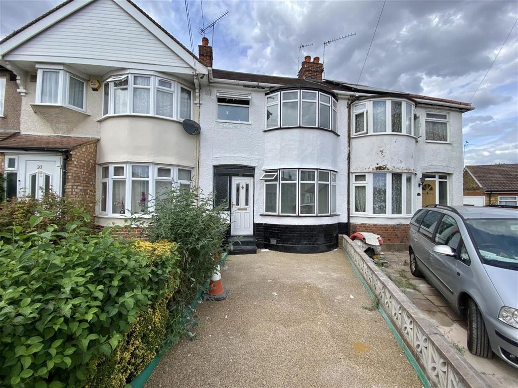3 bed terraced house for sale in Clevedon Gardens, Hayes, Middlesex UB3