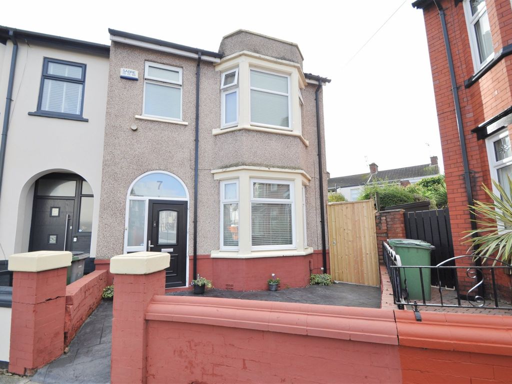 3 bed end terrace house for sale in Kenwyn Road, Wallasey CH45, £