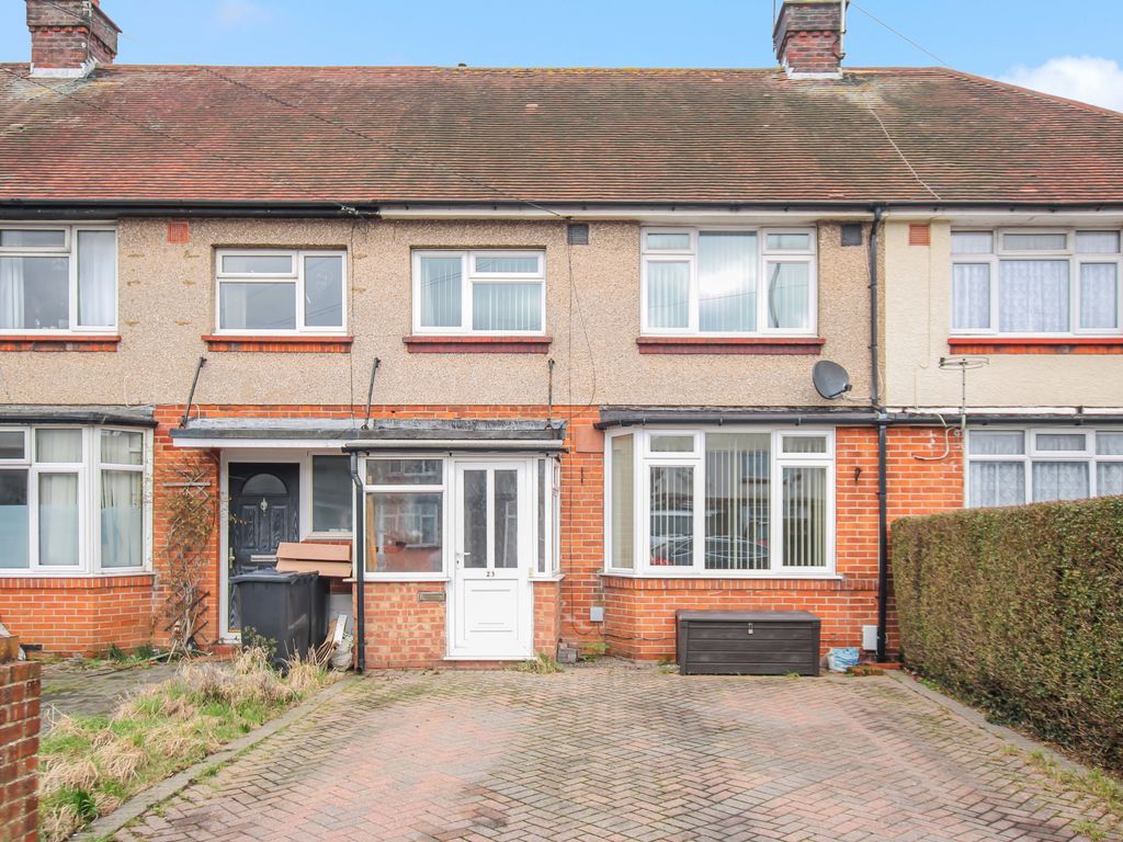 3 bed terraced house for sale in Congreve Road, Broadwater, Worthing
