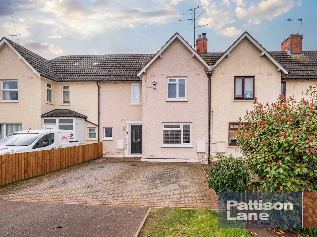 3 bed terraced house for sale in Wellingborough Road, Broughton