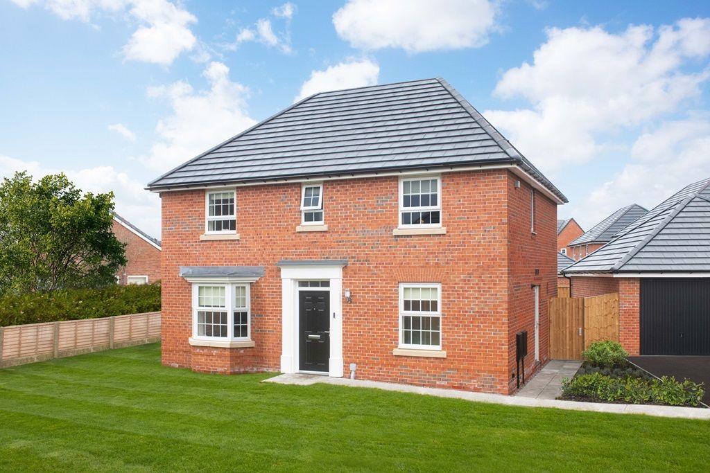 New home, 4 bed detached house for sale in "Bradgate" at Main Road, Wharncliffe Side, Sheffield