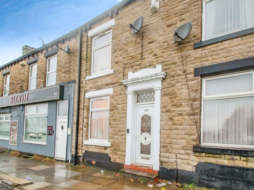 2 bed terraced house for sale in Halifax Road, Rochdale OL12, £110,000