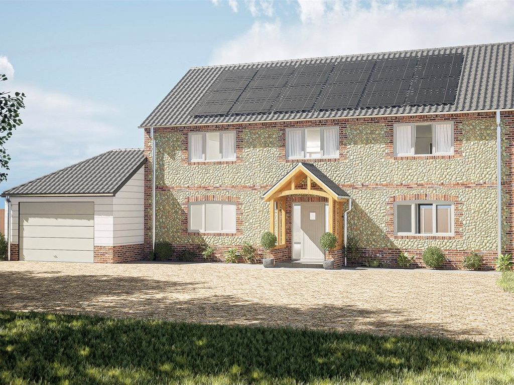 New home, 4 bed detached house for sale in Dovetail Cottage, Fen Street, Old Buckenham NR17, £