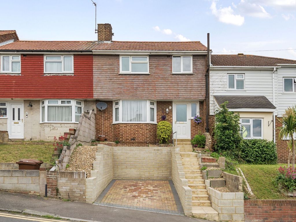 3 bed terraced house for sale in Pickwick Crescent, Rochester, Kent