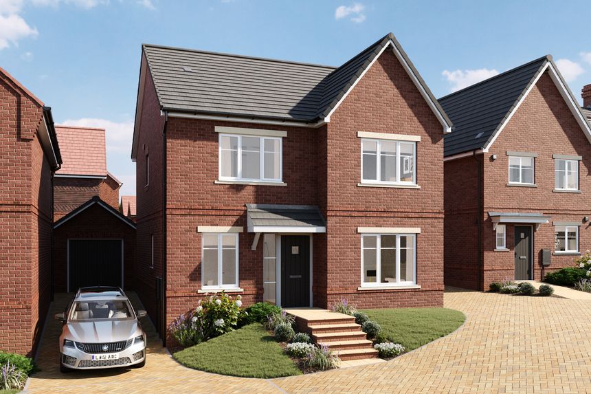 New home, 4 bed detached house for sale in "The Charlton" at Old Broyle