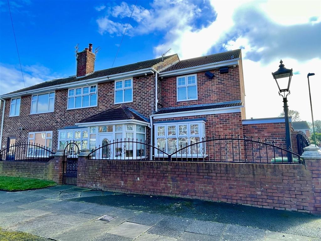 4 bed semidetached house for sale in Lumley Avenue, South Shields NE34