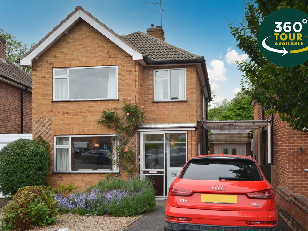 3 bed detached house for sale in Ruskington Drive, Wigston, Leicester