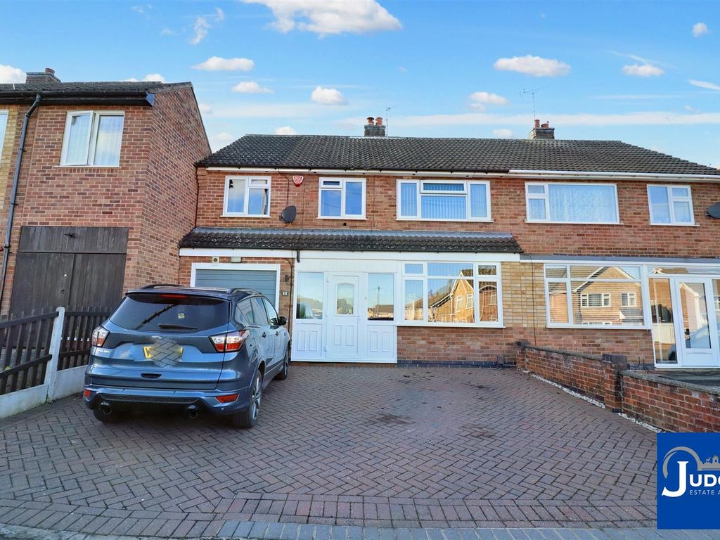 4 bed semidetached house for sale in Edward Street, Anstey, Leicester
