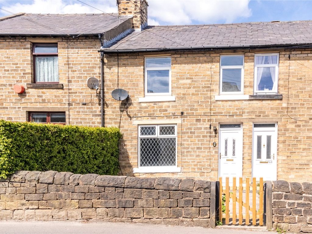 3 bed terraced house for sale in Leymoor Road, Golcar, Huddersfield HD7