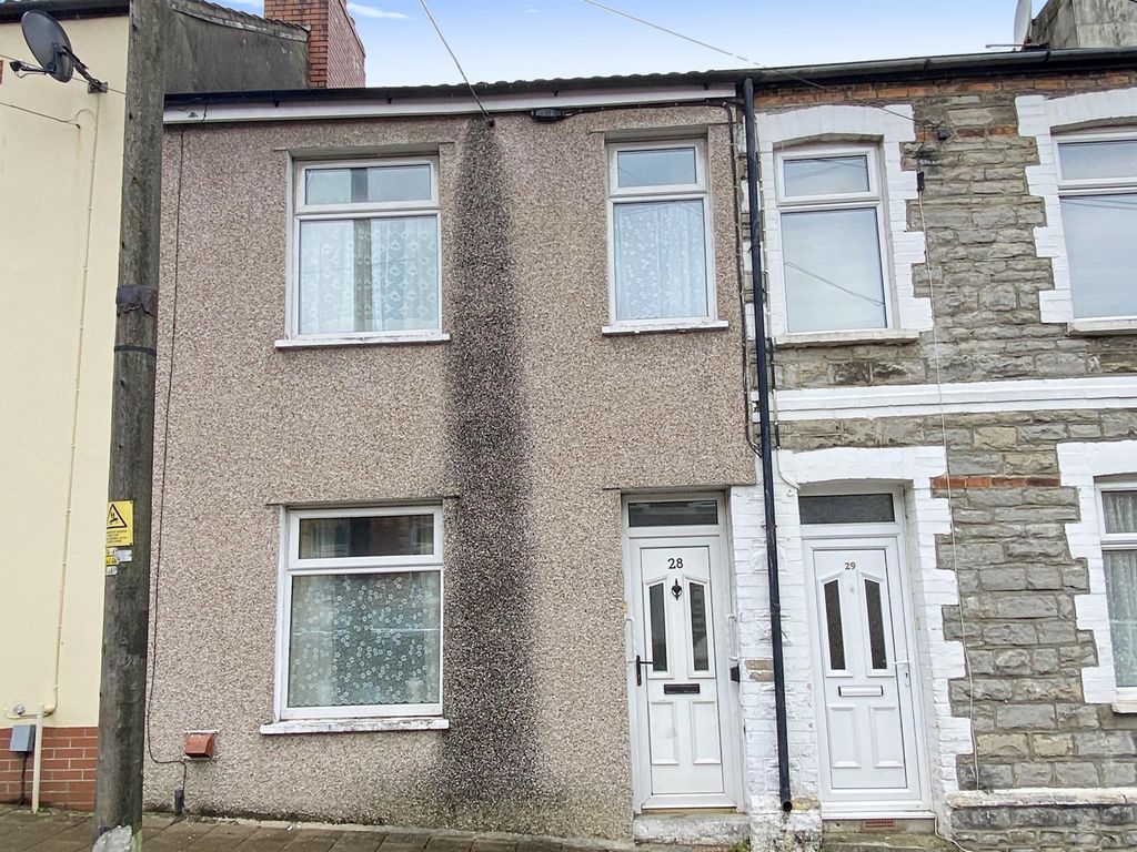 3 bed terraced house for sale in Harriet Street, Penarth CF64, £170,000