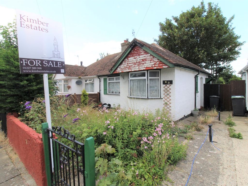 2 bed semidetached bungalow for sale in Greenhill Gardens, Herne Bay