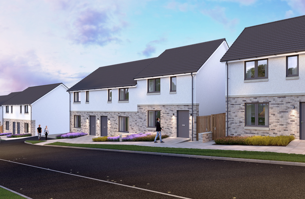 New home, 3 bed terraced house for sale in The Bluebell, Craigs Road