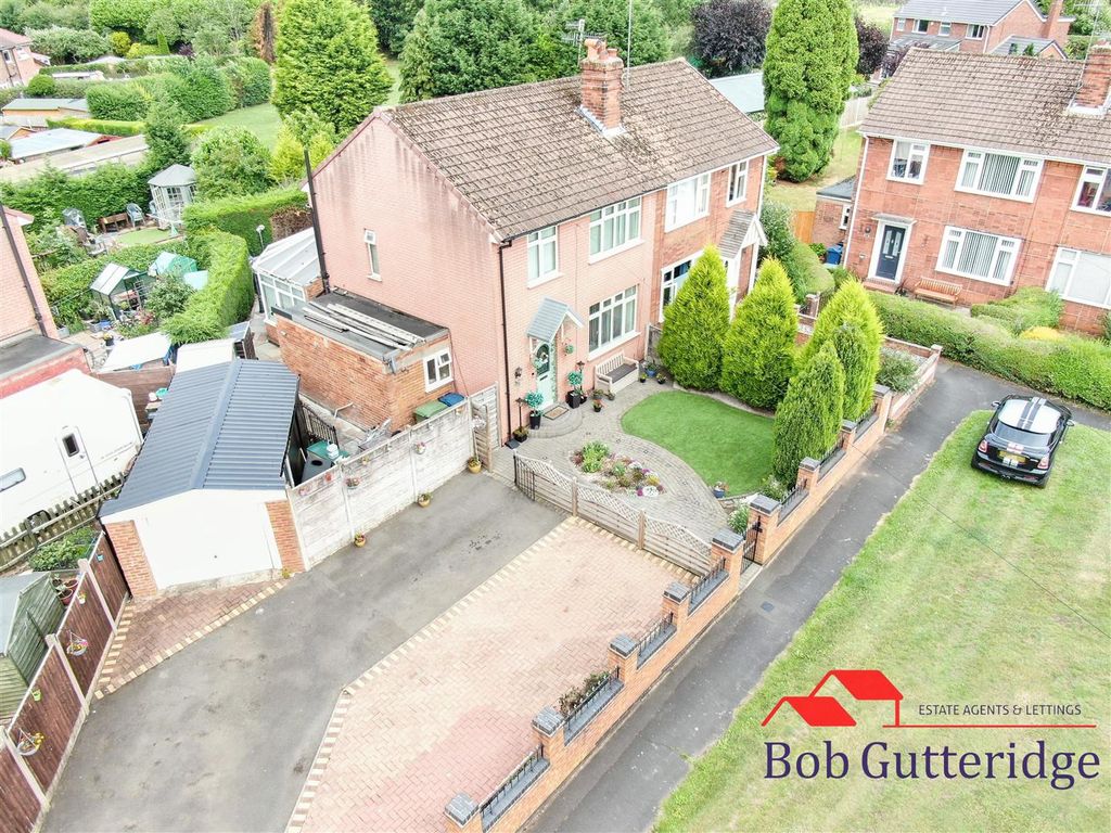 3 bed semidetached house for sale in Meadow Road, Barlaston, StokeOn