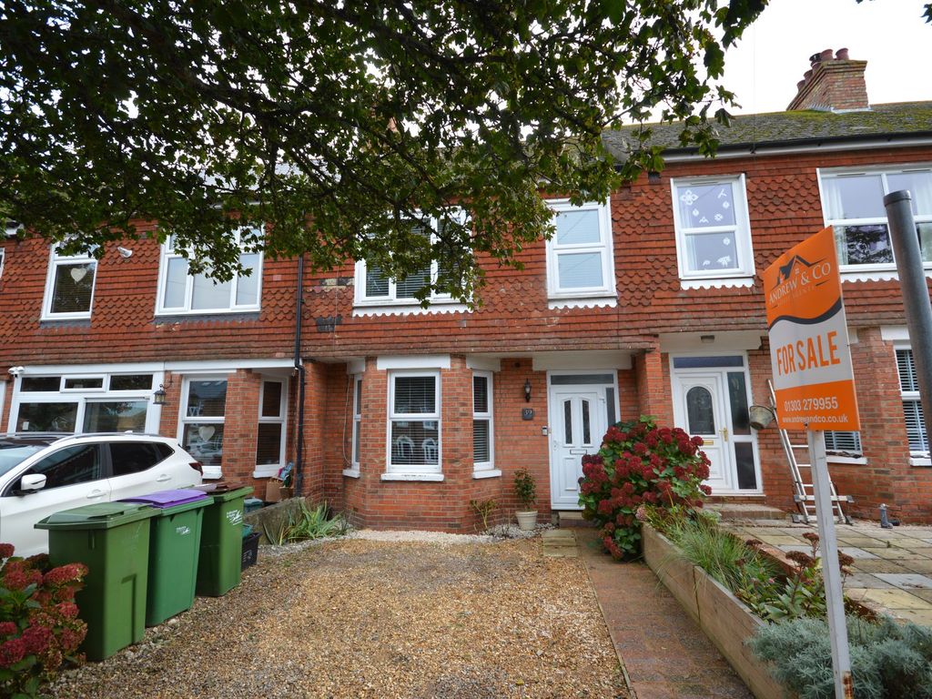 3 bed terraced house for sale in Hawkins Road, Folkestone CT19, £