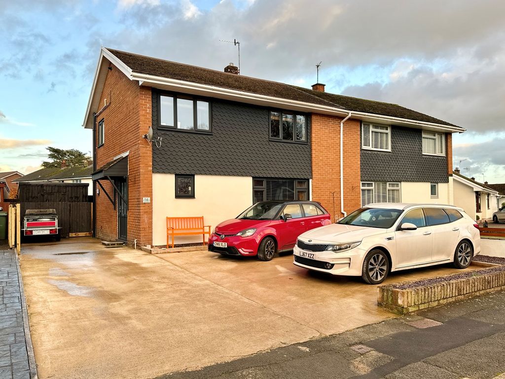 3 bed semidetached house for sale in Hafod Road, Ponthir, Newport NP18