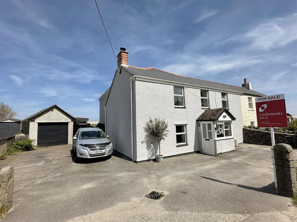 4 bed semidetached house for sale in Hernis, Penryn TR10, £395,000