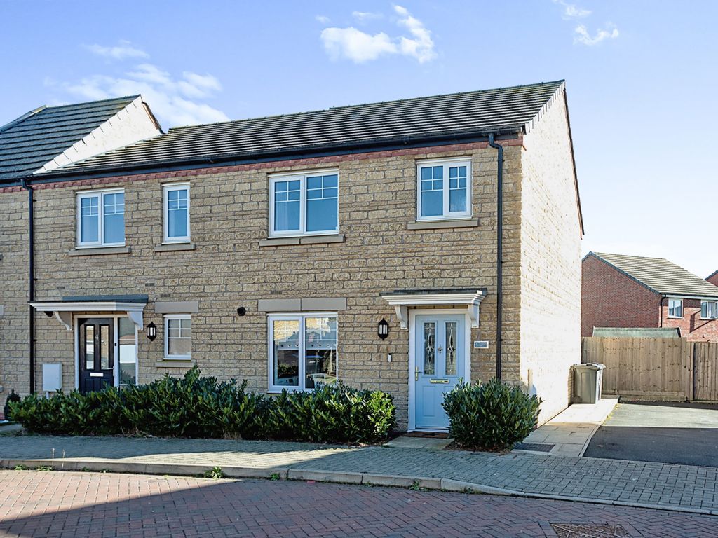 3 bed end terrace house for sale in Hawker Way, Pineham Village