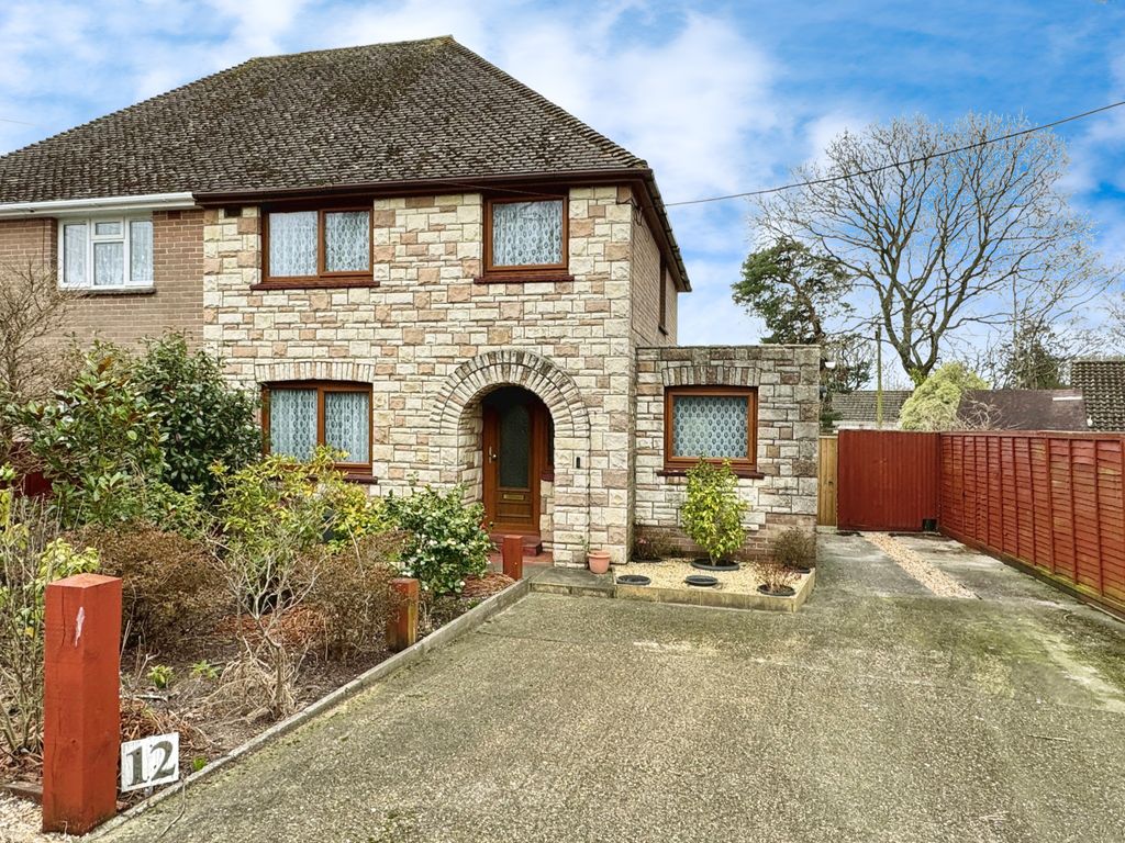 3 bed semidetached house for sale in Gore Hill, Wareham BH20, £300,000