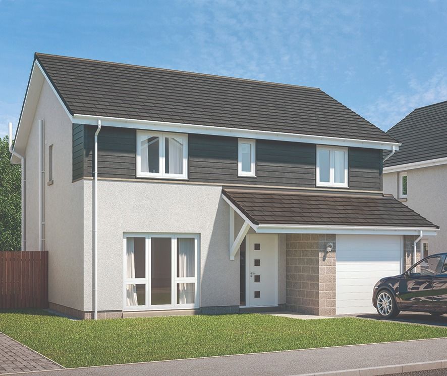New home, 4 bed detached house for sale in The Viewfield, Strathaven