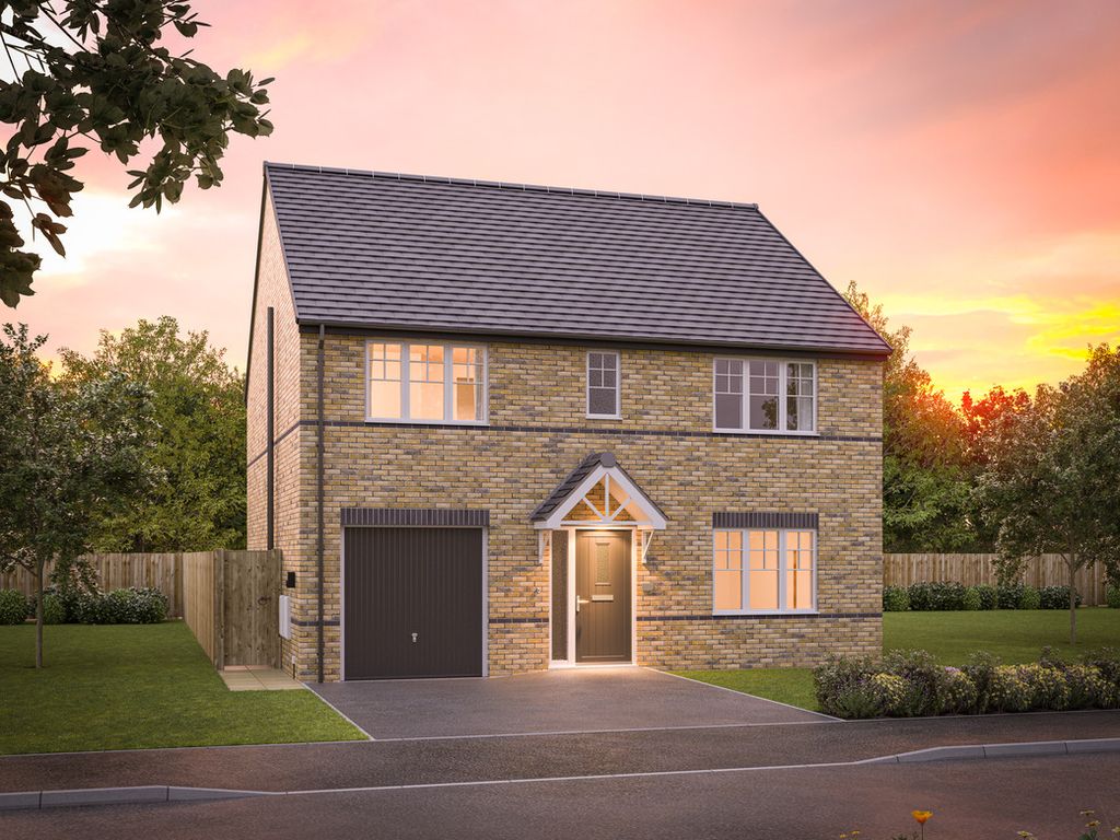 New home, 4 bed detached house for sale in "The Bilbury" at Lees