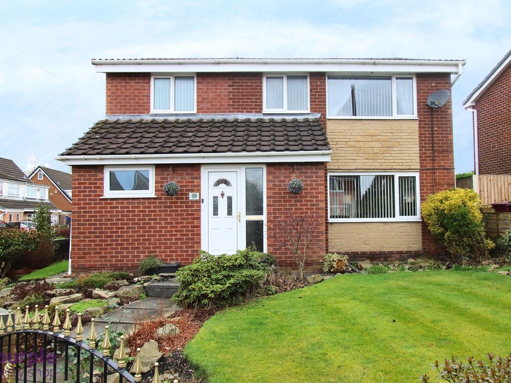 4 bed detached house for sale in Harpford Drive, Bolton BL2, £325,000