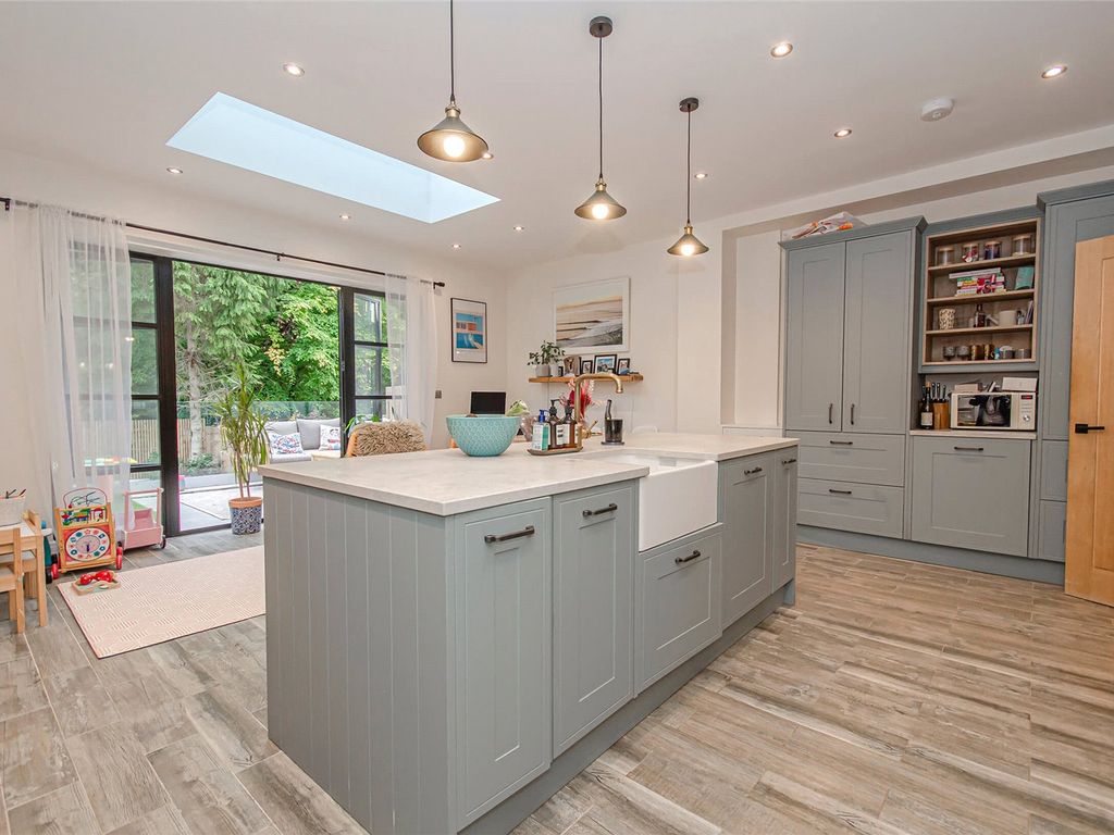 4 bed terraced house for sale in Cherry Tree Road, London N2, £