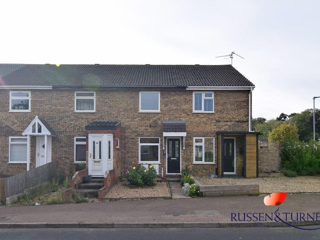 2 bed terraced house for sale in Langley Road, South Wootton, King's