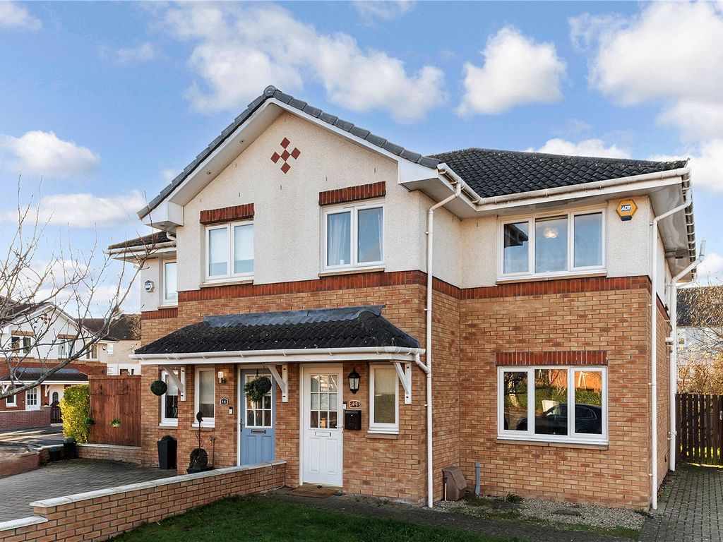 3 bed semidetached house for sale in Holm Gardens, Bellshill ML4, £