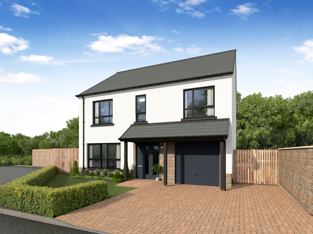 New home, 4 bed detached house for sale in Lethington Gardens, Burns