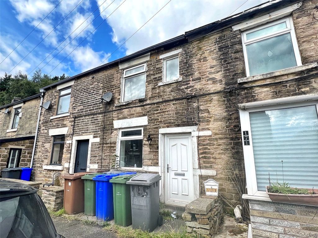 2 bed terraced house for sale in Stockport Road, Mossley OL5, £130,000