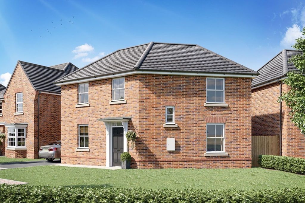 New home, 3 bed detached house for sale in "Fairway" at Barkworth Way