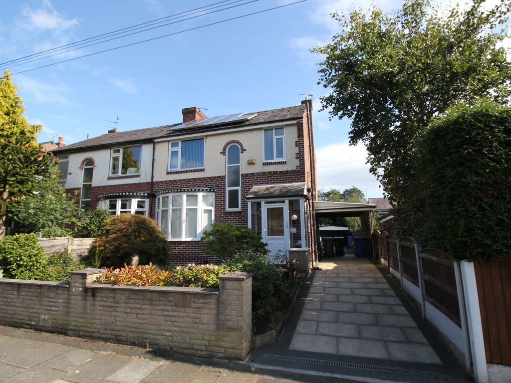 3 bed semidetached house for sale in Lodge Avenue, Urmston, Manchester