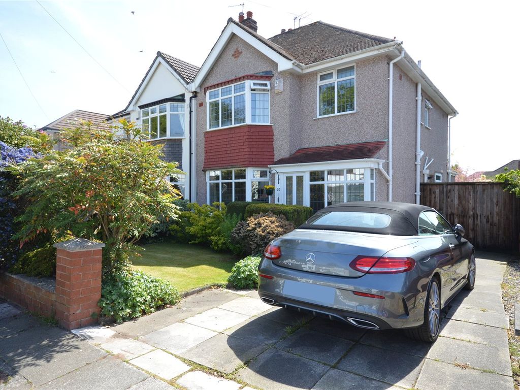3 bed semidetached house for sale in Beechfield Road, Calderstones, Liverpool L18, £500,000