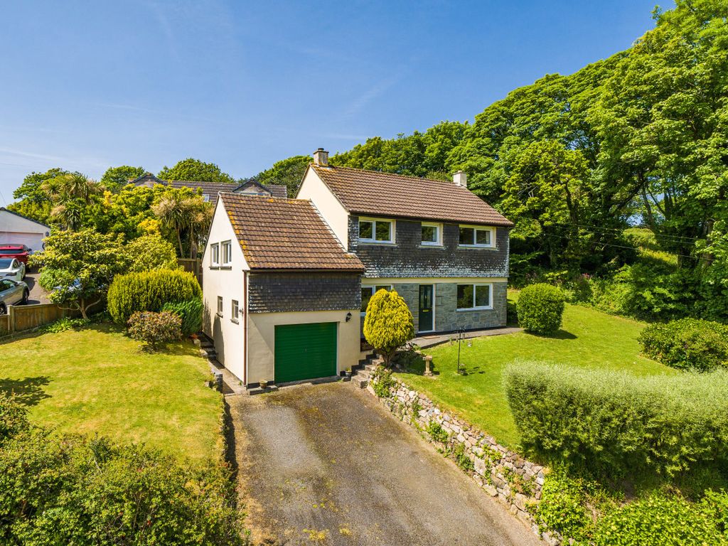 4 bed detached house for sale in Parc Shady, Whitecross, Penzance