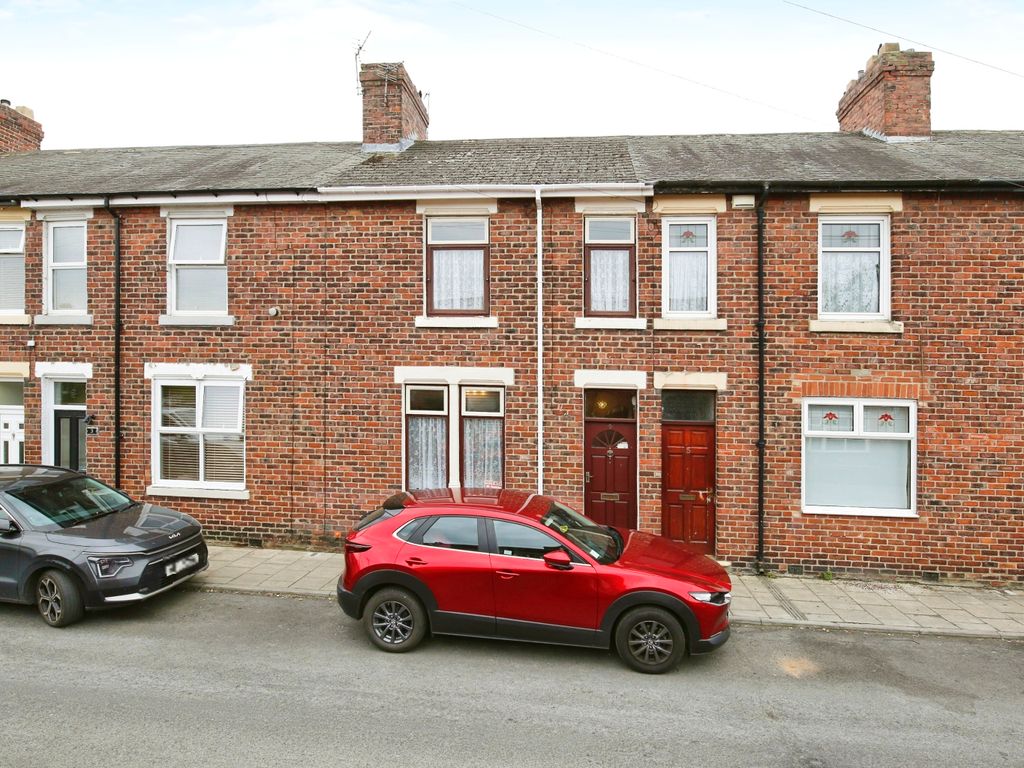 2 bed terraced house for sale in Thickley Terrace, Shildon DL4, £70,000