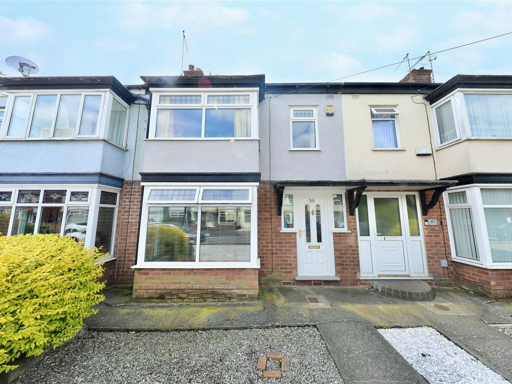 3 bed terraced house for sale in Barrington Avenue, Hull HU5, £160,000