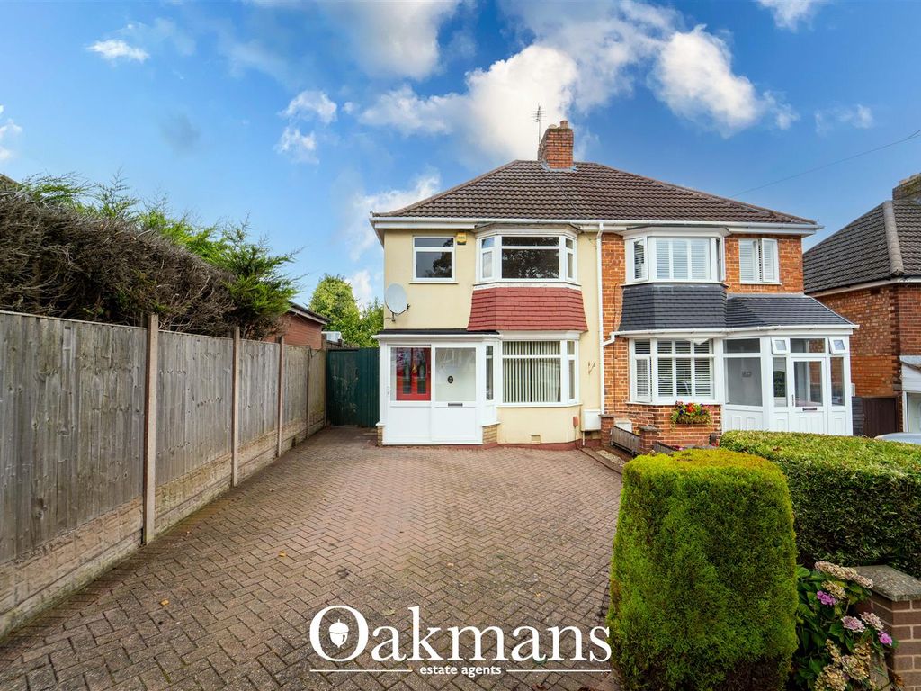 3 bed semidetached house for sale in Tessall Lane, Rednal, Birmingham