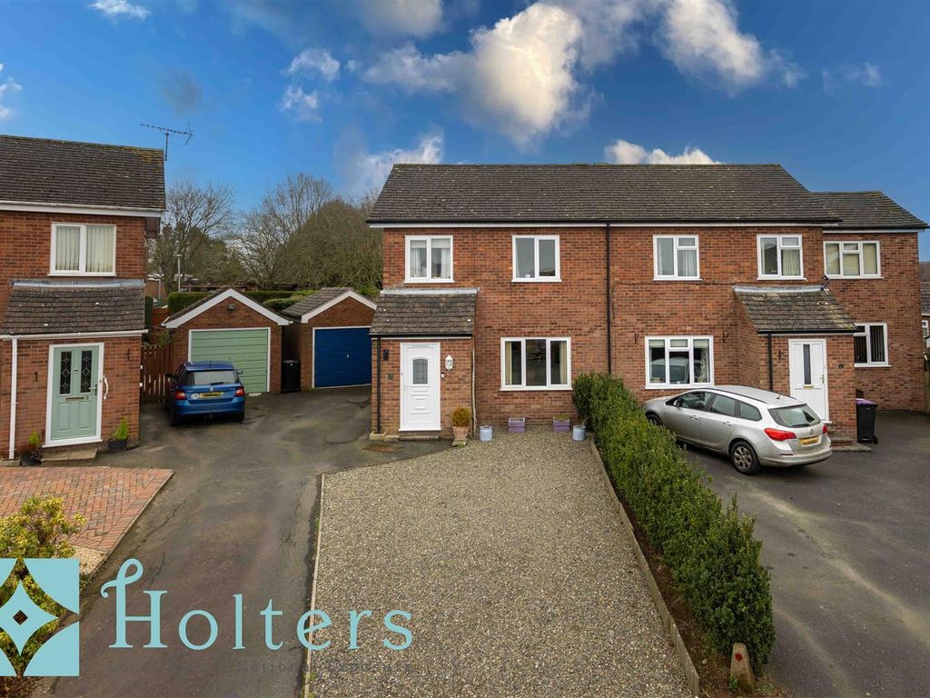 3 bed semidetached house for sale in Downton View, Ludlow SY8, £