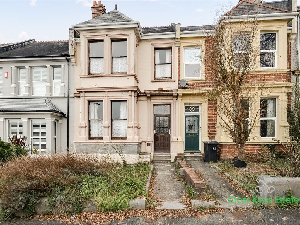 4 bed terraced house for sale in Balfour Terrace, Plymouth PL2, £