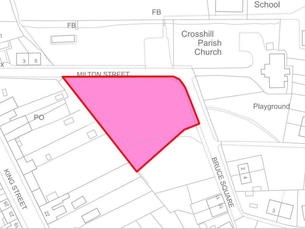 Land for sale in Building Plot At Bruce Square, Crosshill, Maybole